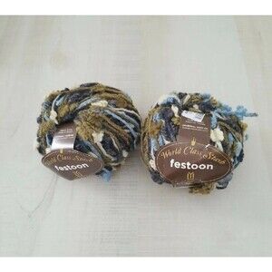 WORLD CLASS STASH festoon BY UNIVERSAL YARNS 80% wool 20% Polymamide 2 Skeins